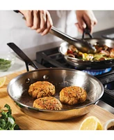 KitchenAid 5-Ply Clad Stainless Steel 2 Piece Induction Frying Pan Set