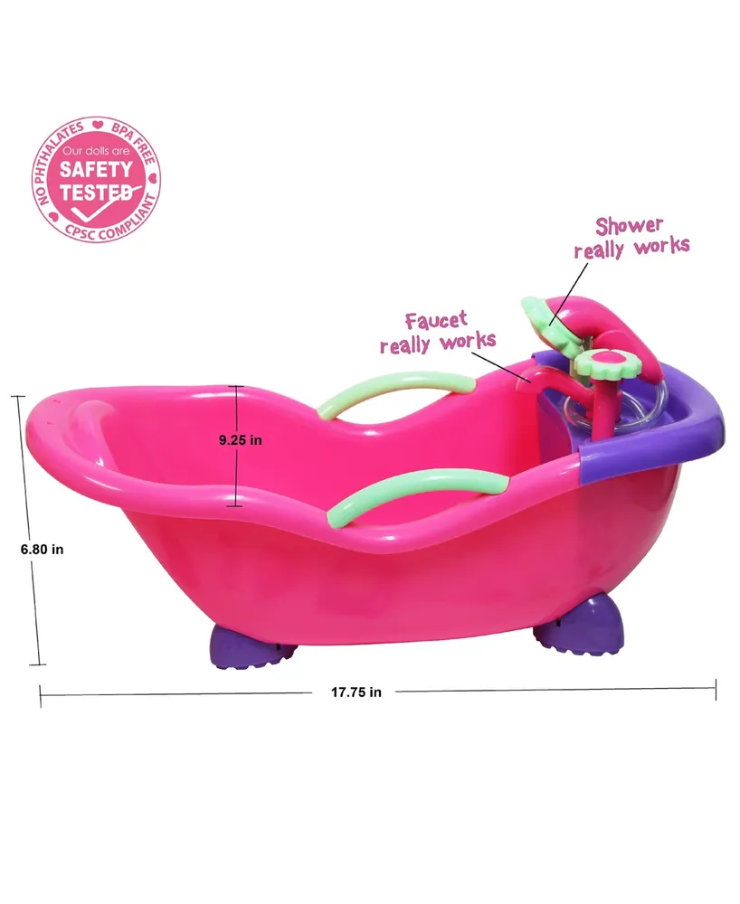 For Keeps Playtime! Baby Doll Real Working Bath Set