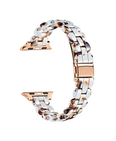 Posh Tech Elle Ivory Multi Resin Link Band for Apple Watch