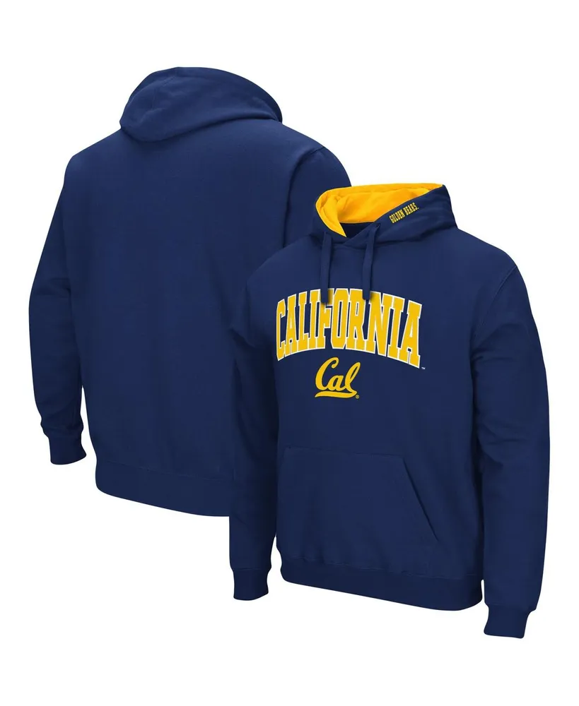 Men's Navy Cal Bears Arch Logo 3.0 Pullover Hoodie