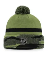 Men's Camo Washington Capitals Military-Inspired Appreciation Cuffed Knit Hat with Pom