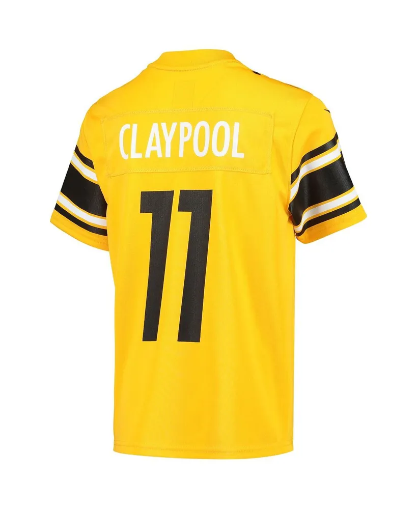 Boys Chase Claypool Gold-Tone Pittsburgh Steelers Inverted Team Game Jersey - Gold
