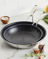 Circulon SteelShield C-Series Tri-Ply Clad Nonstick Frying Pan Set, 2-Piece, Silver