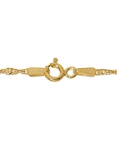 Giani Bernini 18K Gold over Sterling Silver Ankle Bracelet