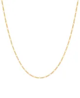 Giani Bernini Figaro Link 18" Chain Necklace in 14k Gold-Plated Sterling Silver, Created for Macy's (Also in Sterling Silver)