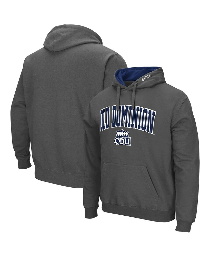 Colosseum Men's Old Dominion Monarchs Arch and Logo Pullover Hoodie