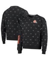 Men's Black Cleveland Browns Reid Graphic Pullover Sweatshirt