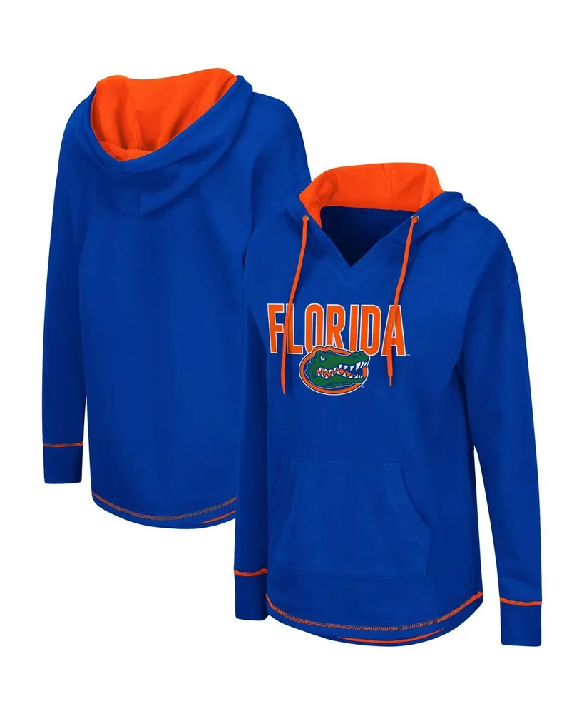 Women's Royal Florida Gators Tunic Pullover Hoodie