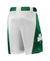 Men's White, Kelly Green Boston Celtics 2021/22 Classic Edition Swingman Performance Shorts