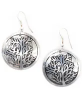 Women's Tree Of Life Drop Earrings