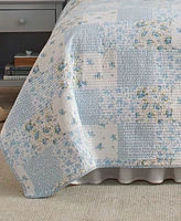 Laura Ashley Kenna Cotton Reversible -Pc. Quilt Set