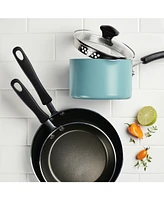 Farberware Cookstart 3-Qt. Aluminum DiamondMax Nonstick Saucepan & Straining Lid