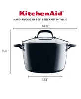 KitchenAid Hard Anodized 8 Quart Nonstick Stockpot with Lid