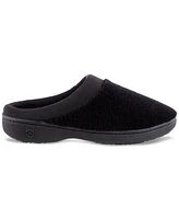 Isotoner Signature Microterry Pillowstep Slippers with Satin Trim