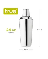 True Brands Retro Cocktail Shaker, 24 Oz