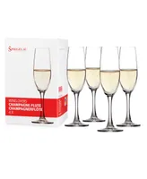 Spiegelau Wine Lovers Champagne Wine Glasses, Set of 4, 6.7 Oz
