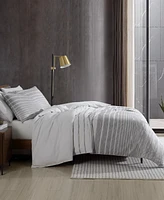 Closeout! Kenneth Cole New York Abstract Stripe Comforter Set