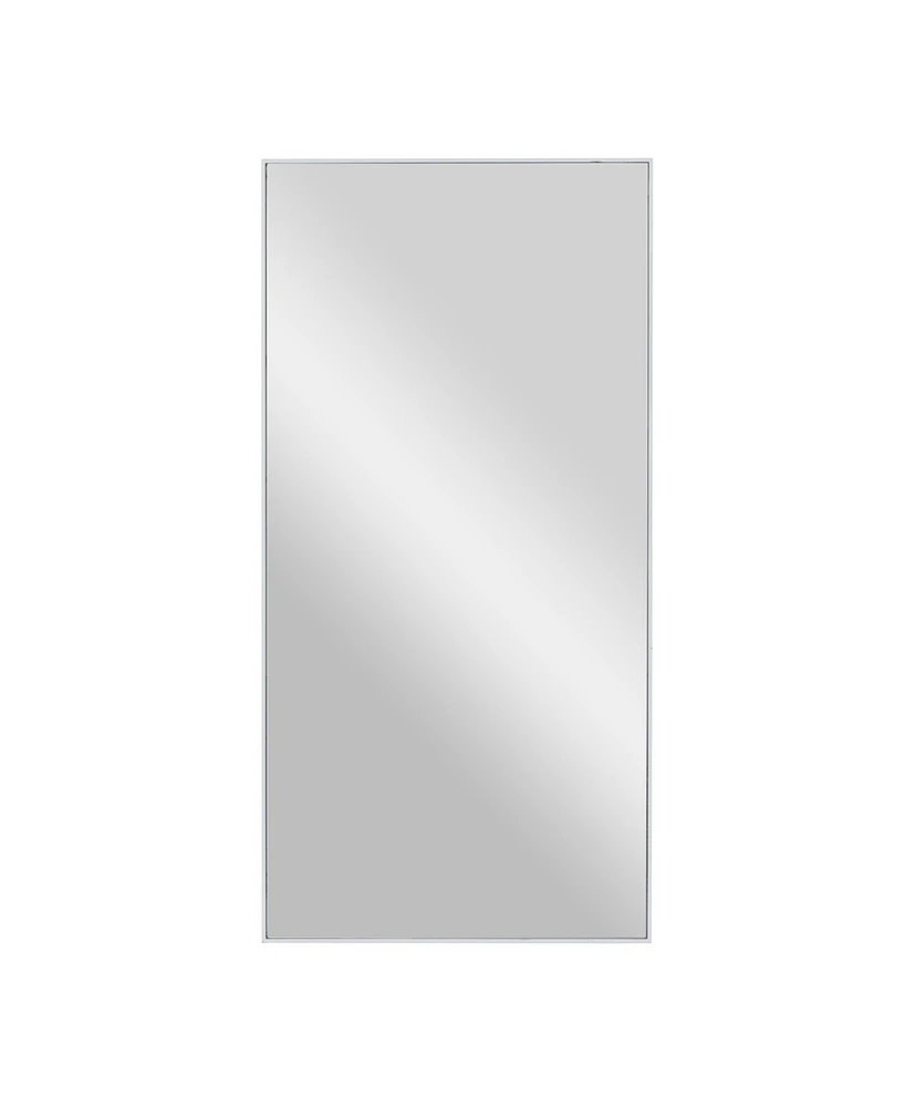 Wood Contemporary Wall Mirror