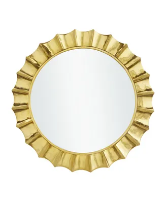Glam Wall Mirror, 35" x 35" - Gold