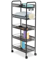 Honey Can Do 5-Tier Rolling Storage Cart