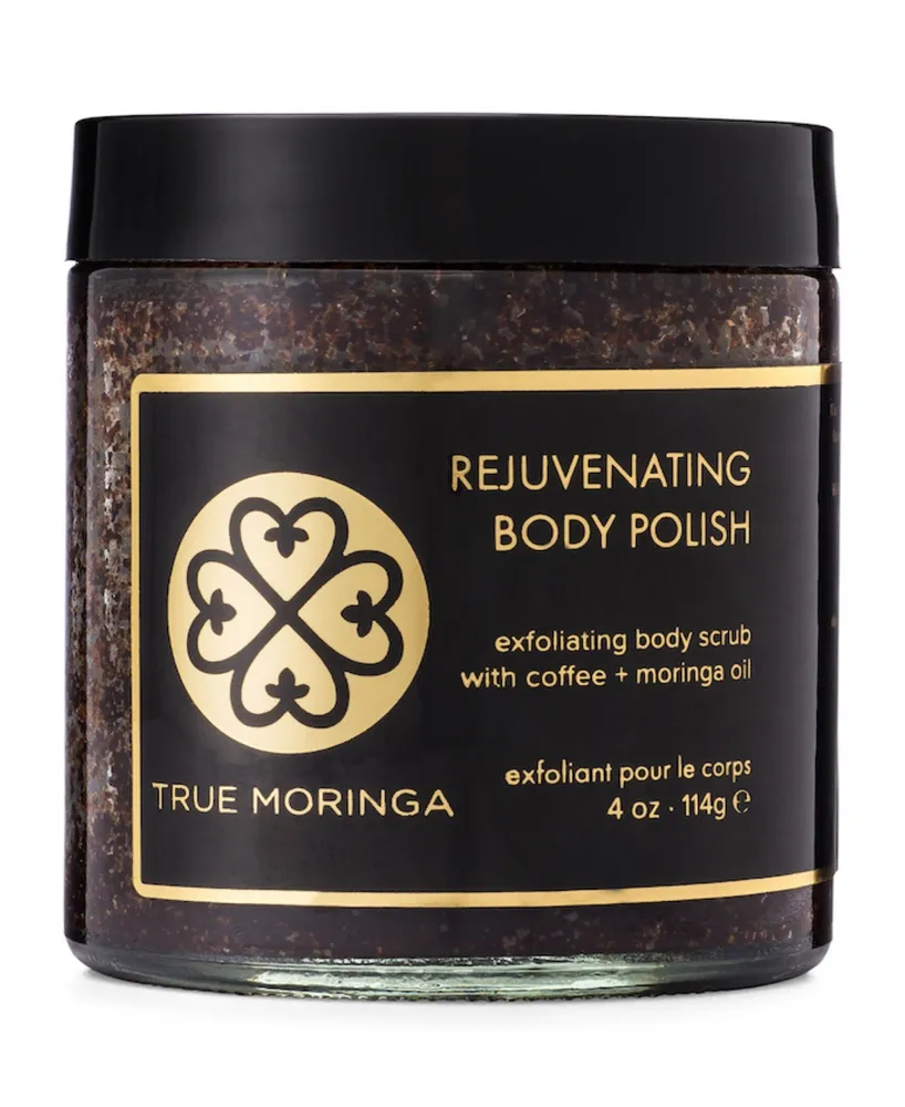 True Moringa Sugar & Coffee Body Scrub, 4 oz.