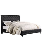 Ashley Modern Tufted with Nailhead Trim Bed, King