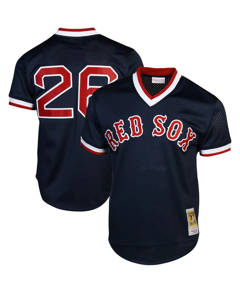 Ted Williams Boston Red Sox Mitchell & Ness Youth Cooperstown Collection Mesh Batting Practice Jersey - Navy, Size: XL