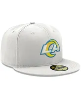 Men's White Los Angeles Rams Omaha 59FIFTY Fitted Hat