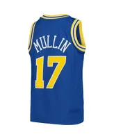 Big Boys Chris Mullin Royal Golden State Warriors 1993-94 Hardwood Classics Swingman Throwback Jersey