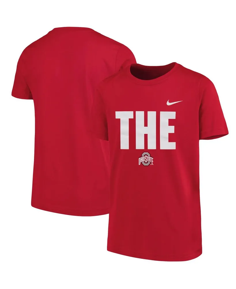 Big Boys Scarlet Ohio State Buckeyes Local T-shirt