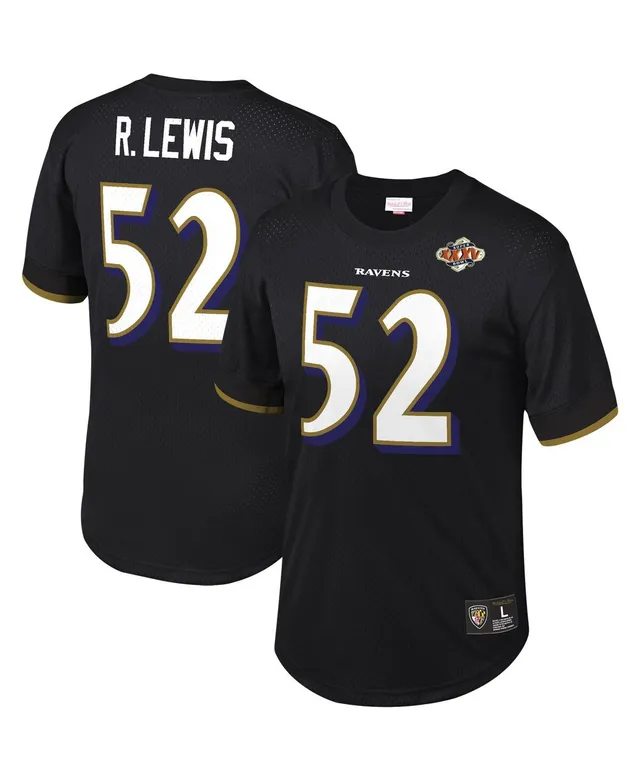 Men's Mitchell & Ness Ray Lewis Black/Gold Baltimore Ravens Retired Player  Graphic Tank Top