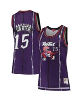 Women's Vince Carter Purple Toronto Raptors 1998-99 Hardwood Classics Swingman Jersey