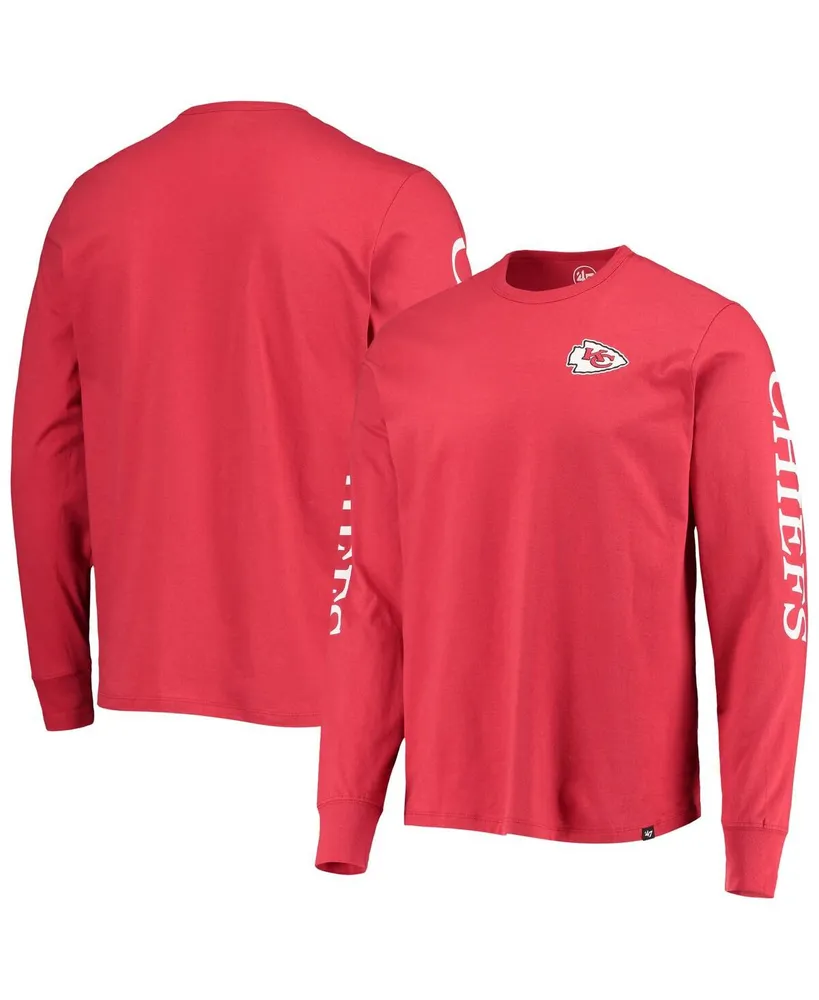 Men's Starter Red/White Kansas City Chiefs Halftime Long Sleeve T-Shirt Size: Small