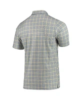 Men's Gray, Black Pittsburgh Steelers Deliver Button-Down Polo Shirt