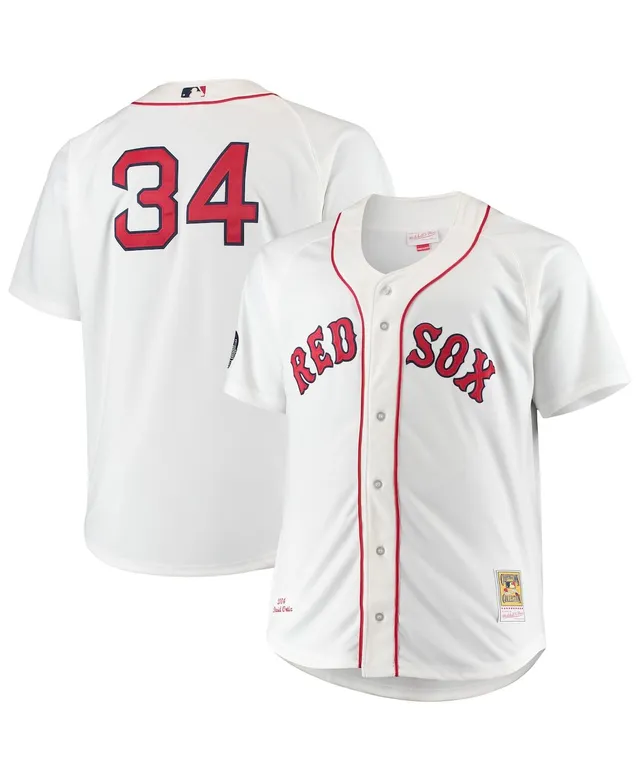 Men's Mitchell & Ness David Ortiz White Boston Red Sox Big & Tall Home  Authentic Player Jersey 