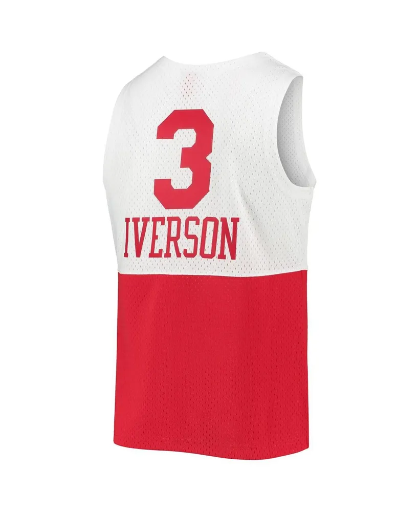 Men's Allen Iverson White Philadelphia 76ers 2003-04 Hardwood Classics Swingman Jersey