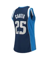 Men's Vince Carter Navy Dallas Mavericks 2011-12 Hardwood Classics Swingman Jersey