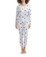 Tommy Hilfiger Women's Hacci Printed Pajama Set