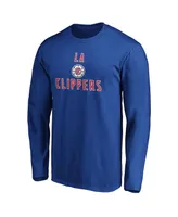 Men's Red, Royal La Clippers T-shirt Combo Pack