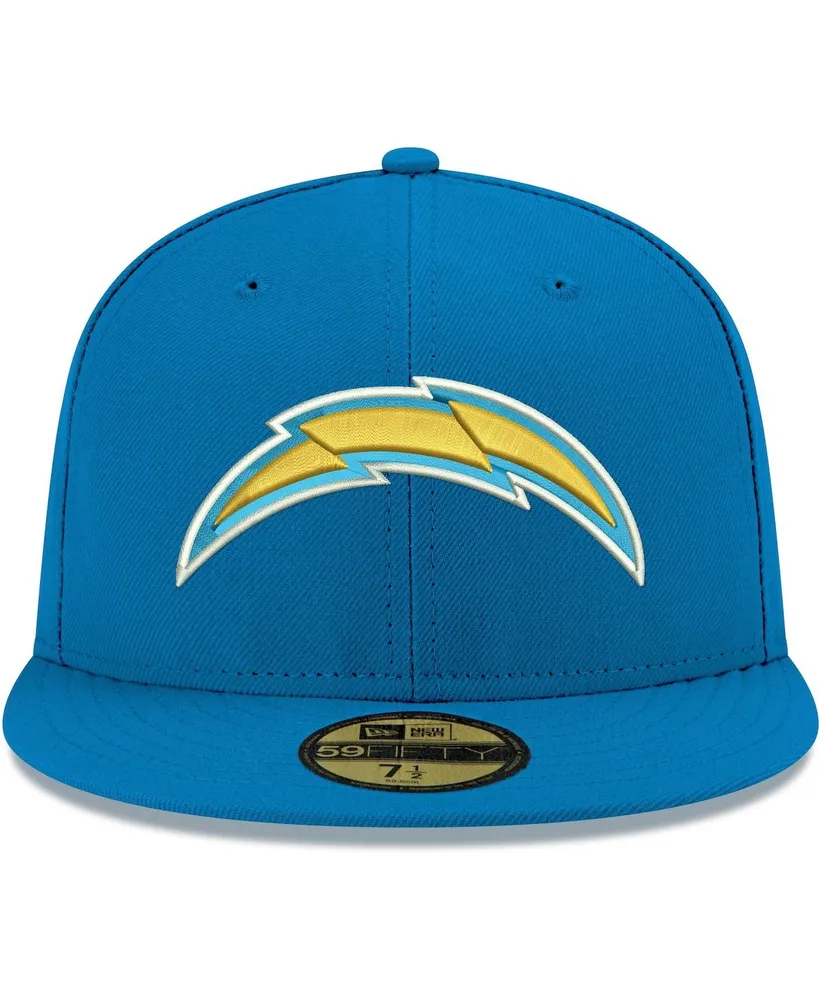 Men's Powder Blue Los Angeles Chargers Omaha Primary Logo 59FIFTY Fitted Hat