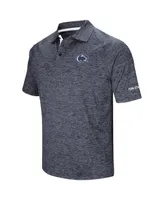 Men's Navy Penn State Nittany Lions Big and Tall Down Swing Polo Shirt