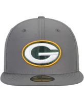 Men's Graphite Green Bay Packers Storm 59FIFTY Fitted Hat