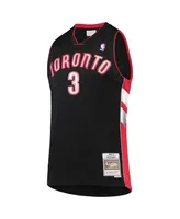 Men's Kyle Lowry Black Toronto Raptors Hardwood Classics Swingman Jersey