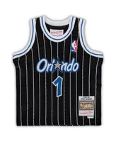 Baby Boys and Girls Mitchell & Ness Tracy McGrady Black Distressed Orlando Magic 2003/04 Hardwood Classics Retired Player Jersey