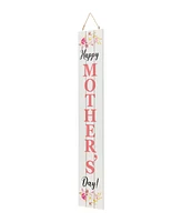 Glitzhome 42" Double Sided Wooden Porch Mother's Day and Father's Day Decor