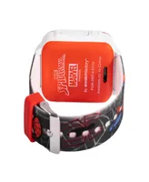ewatchfactory Unisex Marvel Spider-Man Touchscreen Multi Silicone Strap Smart Watch 41.5mm