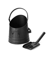 Mind Reader Small Fireplace Bucket and Shovel Set, 2 Pieces