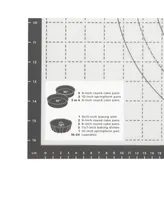 Pro-Bake Silicone Pastry Mat with Reference Marks