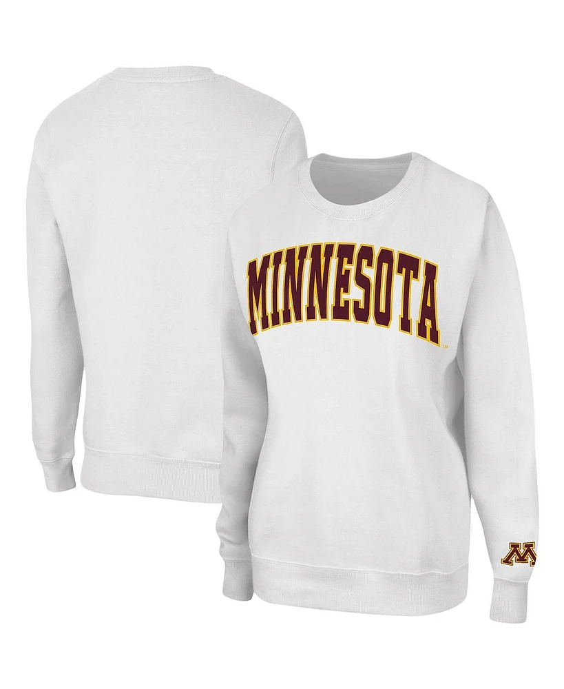 Colosseum Women's Minnesota Golden Gophers Campanile Pullover Sweatshirt