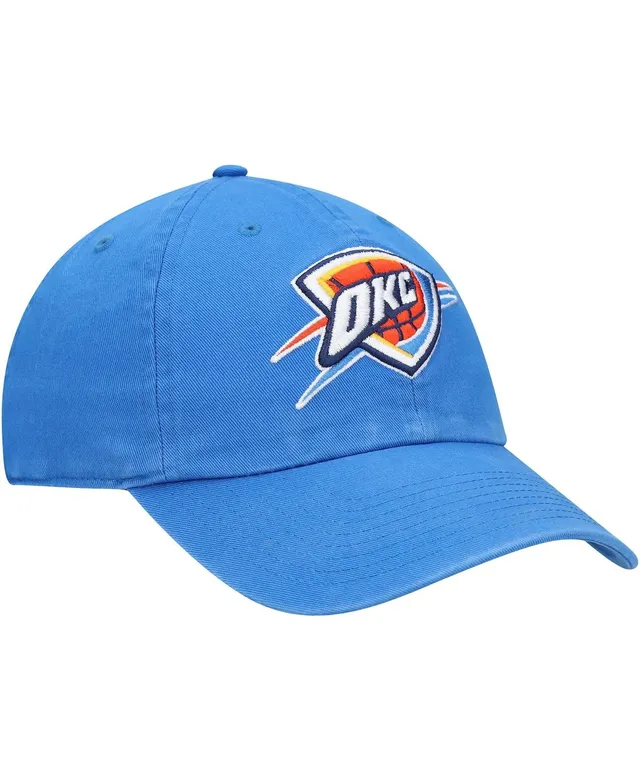 47 Brand Men's Blue Oklahoma City Thunder Team Clean Up Adjustable Hat